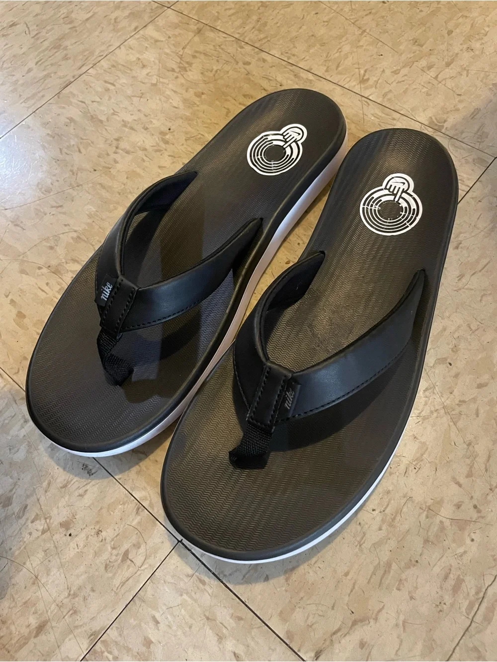 Nike Women's Black Thong Sandals Flip Flops Size US 8 / EU 39 (AO3622-002)